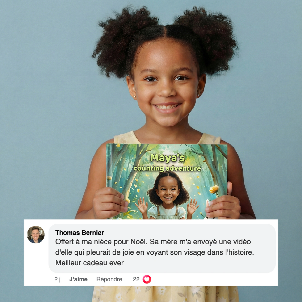 La fille et les animaux de la forêt