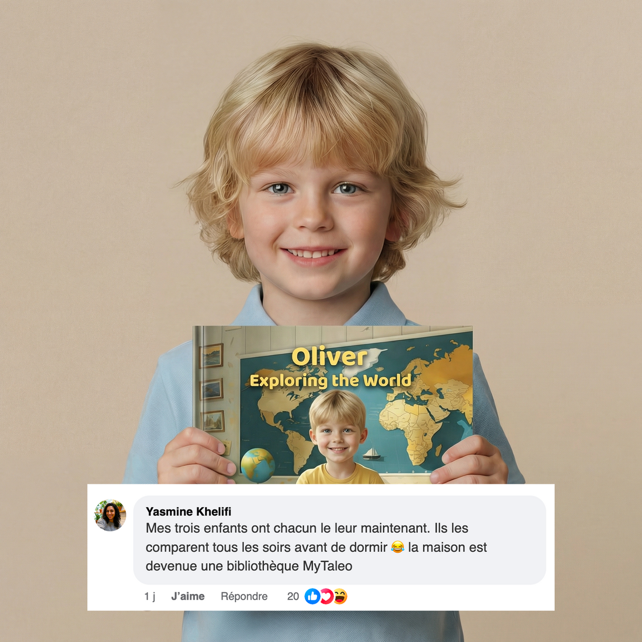 Le garçon qui explore le monde